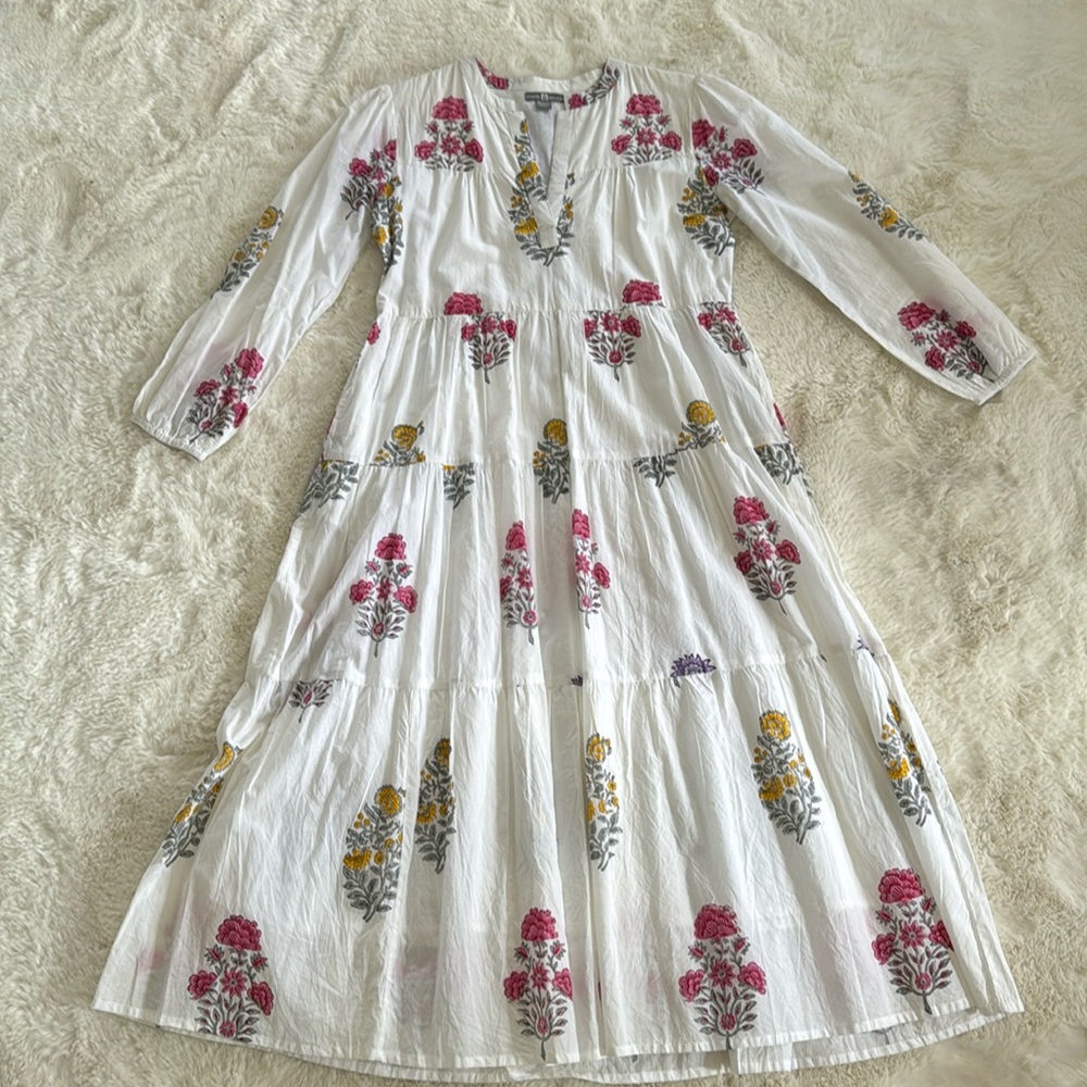 Handmade Boho Midi Dress Small